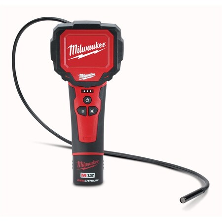 Milwaukee Tool MilwaukeeÂ® M12â„¢ M-Spector 360 Inspection Camera w/ (1) REDLITHIUMâ„¢ CP1.5 Battery Kit 2313-21